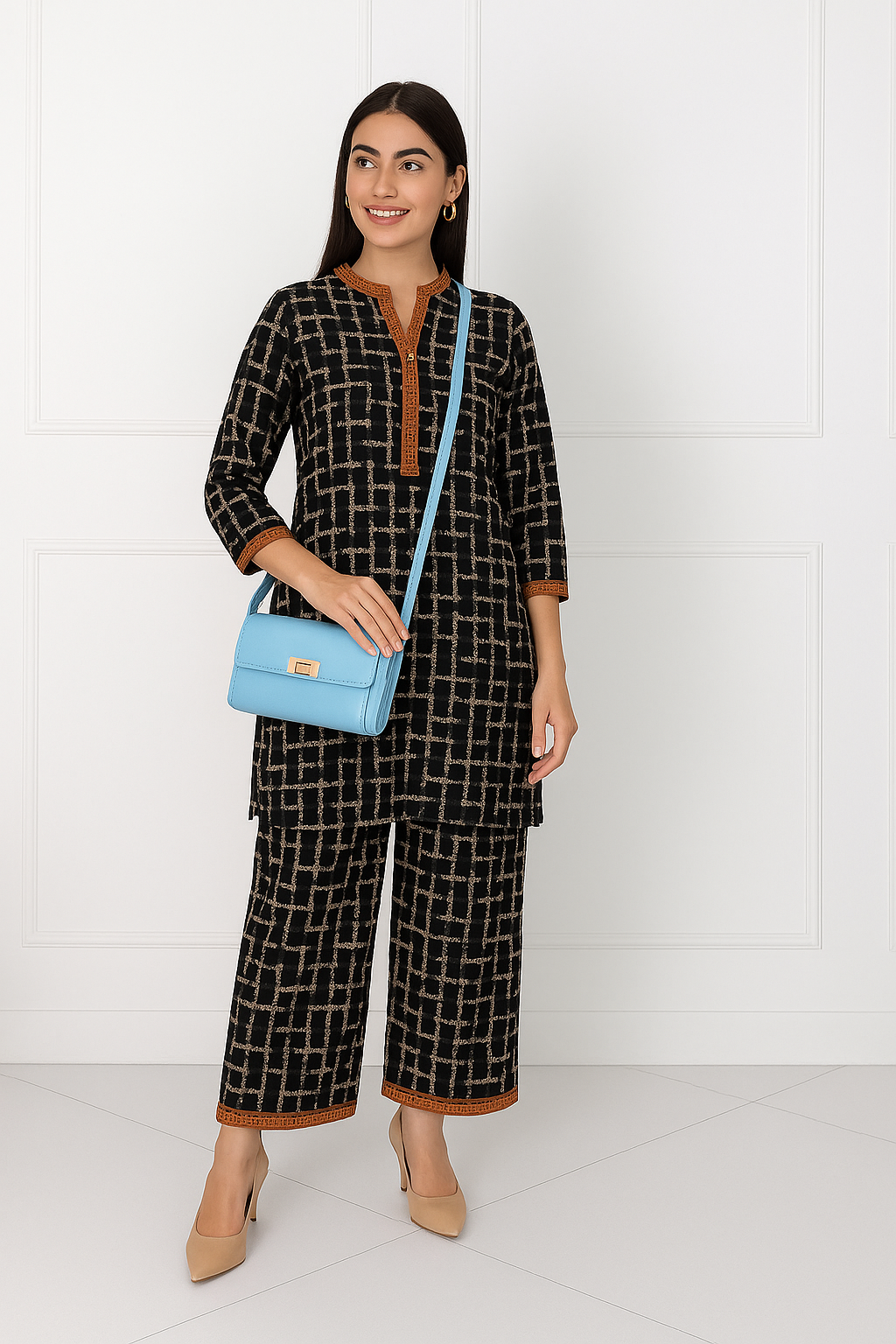 SHOULD CARRY AND HAND CLUTCH